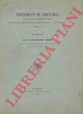 Vertebrati di Cirenaica.