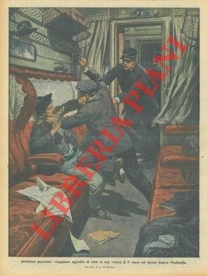 Viaggiatore aggredito di notte in una vettura di prima classe …