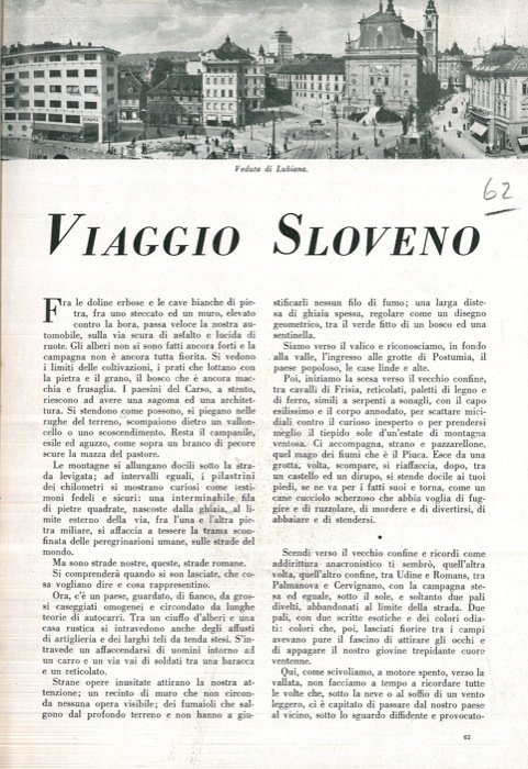 Viaggio sloveno.