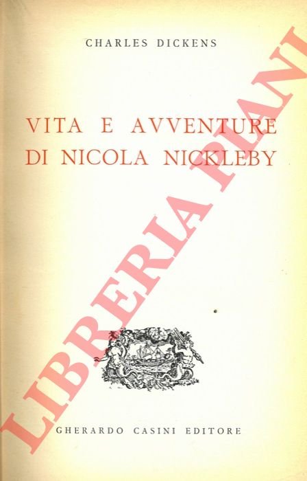 Vita e avventure di Nicola Nickleby.