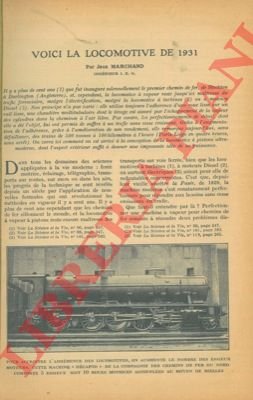 Voici la locomotive de 1931.