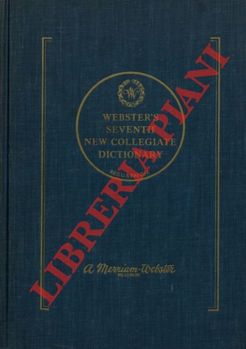 Webster's Seventh New Collegiate Dictionary. Based on Webster's Third New …
