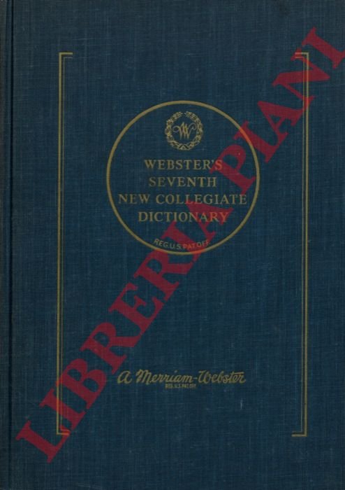 Webster's Seventh New Collegiate Dictionary. Based on Webster's Third New …