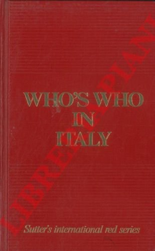 Who's who in Italy. 1990. A-K, L-Z.