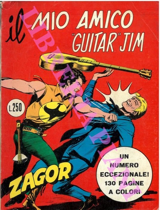 Zagor. Il mio amico “Guitar” Jim.