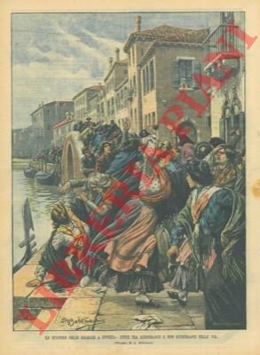 Zuffe tra scioperanti sigarettaie a Venezia.