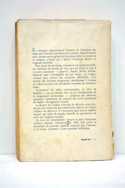 Les Somnambules. (The sleepwalkers). Essai sur l'histoire des conceptions de …