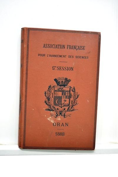 ASSOCIATION Française pour l'avancement des sciences. Conférences de Paris. Compte …