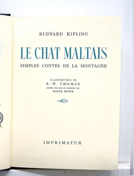 Le Chat maltais. Simples contes de la montagne. Illustrations de …