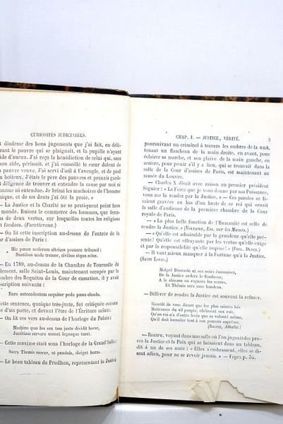 Curiosités judiciaires, historiques, anecdotiques recuillies et mises en ordre.