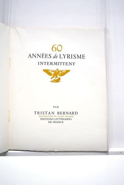 60 années de Lyrisme intermittent. Illustration de Lucien Boucher.