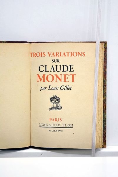 Trois variations sur Claude Monet.