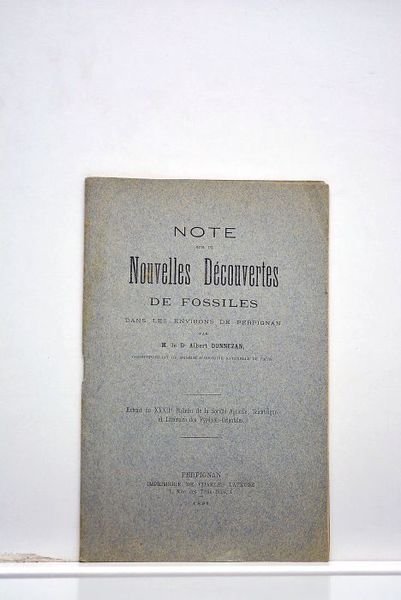 Note sur de nouvelles découvertes de fossiles dans les environs …