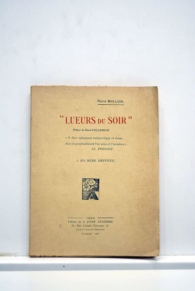 Lueurs du soir. Préface de Raoul Follereau.