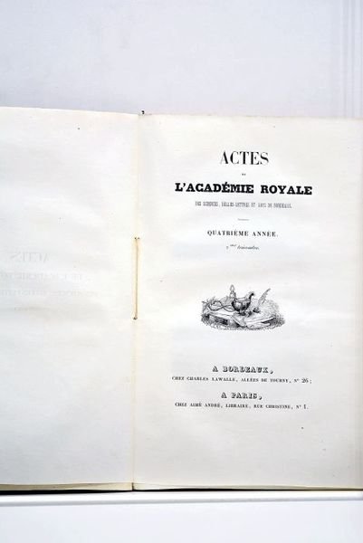 ACTES de l'Académie Royale des sciences, belles-lettres et arts de …