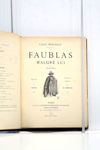 Faublas malgré lui. Nouvelle édition. Dessins de Vogel. Gravure sur …
