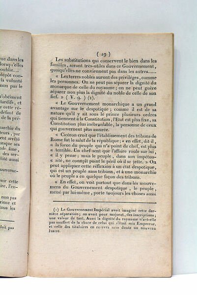 MONTESQUIEU, BON FRANÇOIS.