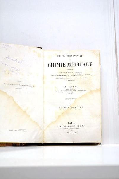 Traité élémentaire de chimie médicale. Comprenant quelques notions de toxicologie …