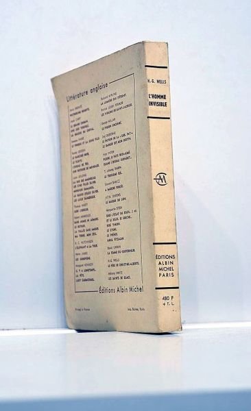 L'homme invisible. Roman. Traduit de l'anglais par Achille Laurent.