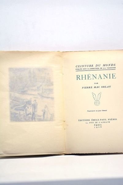 Ceinture du monde. Rhénanie. Frontispice de Jean Oberlé.