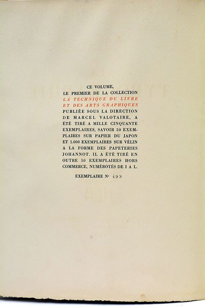 La technique du livre et des arts graphiques. La Typographie. …