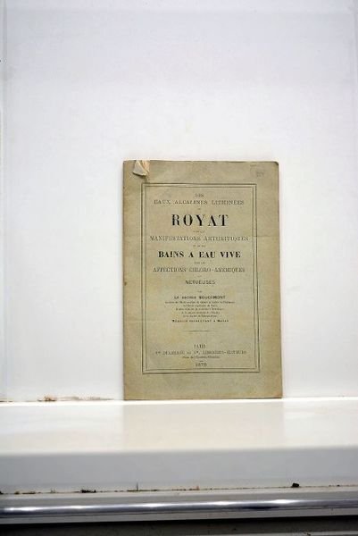 Des eaux alcalines lithinées de Royat dans les manifestations arthritiques …