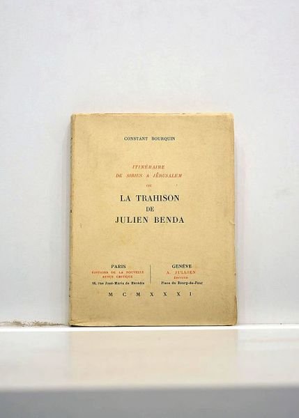 Itinéraire de Sirius à Jérusalem ou La trahison de Julien …