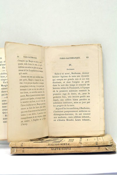PARIS SALTIMBANQUE par les Auteurs des Mémoires de Bilboquet. Paris, …