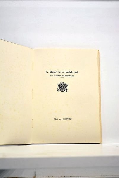 Le musée de la double soif.