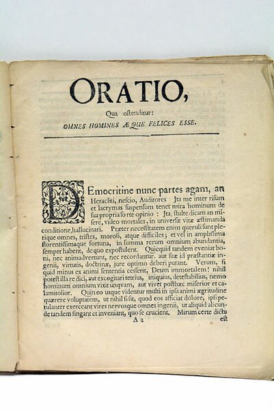 Primitiae Wismarienses h.e. Orationes II. Altera quidem ostendens omnes homines …