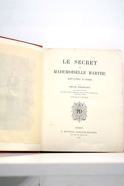 Le secret de mademoiselle Marthe. (Education d'André). 100 compositions de …