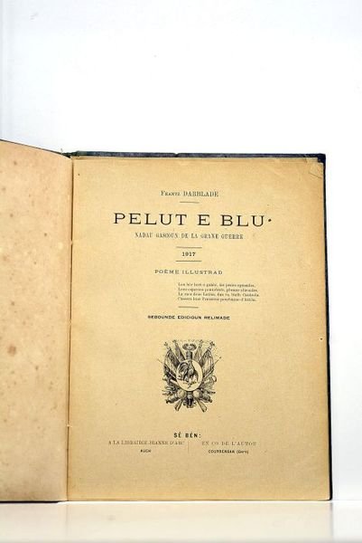 Pelut e blu. Nadau gascoun de la grane guerre. Poème …