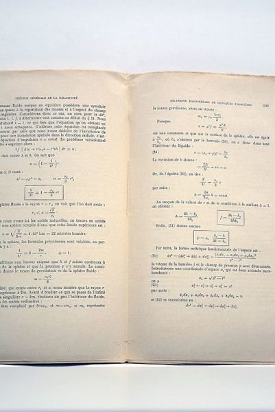 Temps, espace, matière. Leçons sur la théorie de la relativité …