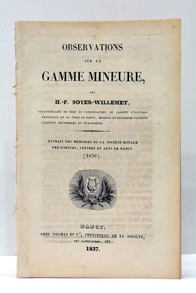 Observations sur la Gamme Mineure.