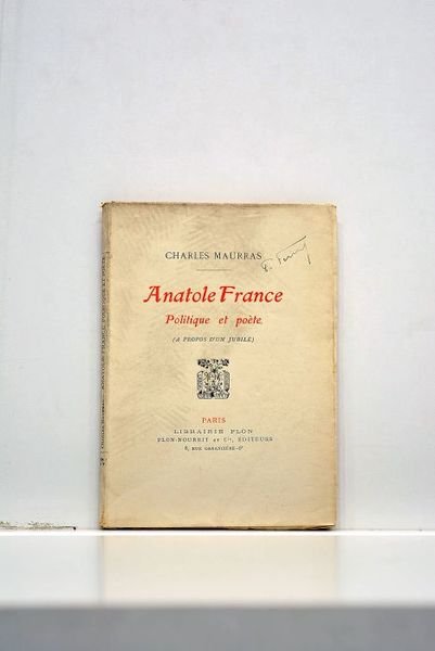 Anatole France, politique et poète (à propòs d'un jubilé).