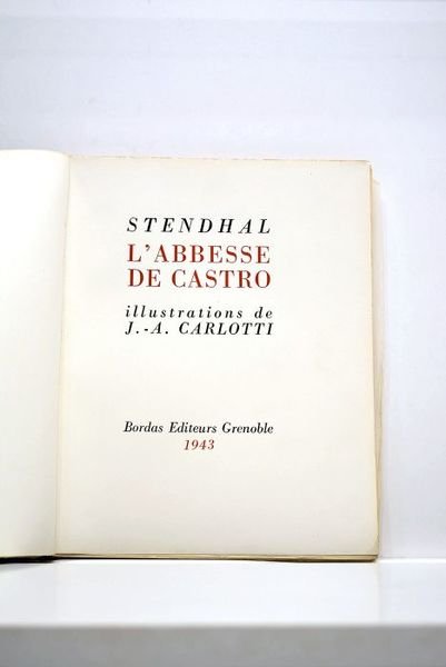 L'Abbesse de Castro. Illustrations de J.-A. Carlotti.