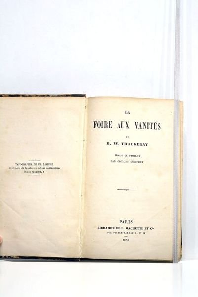 La foire aux vanités. Traduit de l'anglais par Georges Guiffrey.