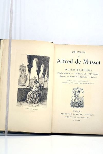 Oeuvres posthumes: Poésies diverses.- Un Souper chez Mlle Rachel.- Faustine.- …