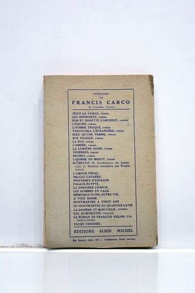 Blümelein 35. Confidences du Lieutenant S. de Barriere, officier de …