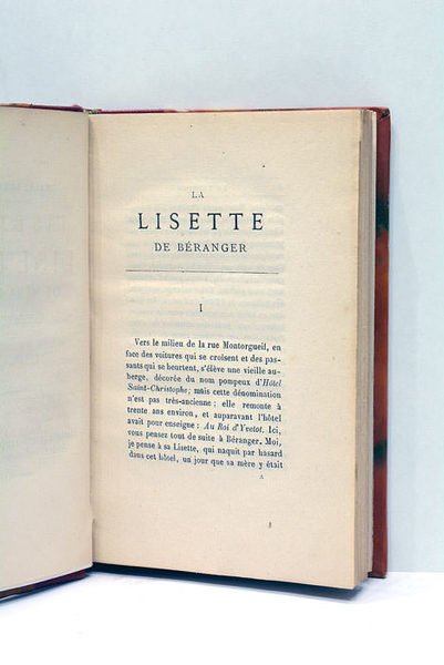 La Lisette de Béranger. Souvenirs intimes. Eau-forte par G. Staal.