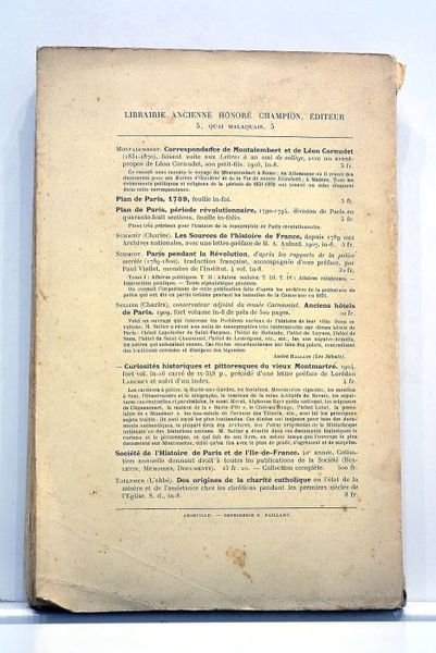 Histoire de la paroisse Saint-Thomas-d'Aquin. Avec 25 planches hors texte.