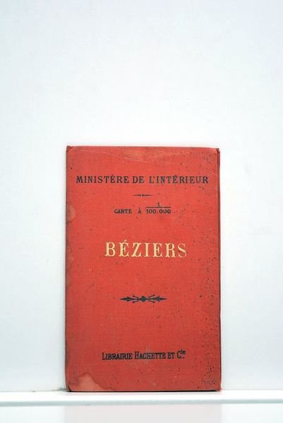 BEZIERS. Carte à 1:100.000.