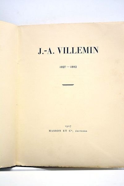 J.-A. VILLEMIN 1827-1892.