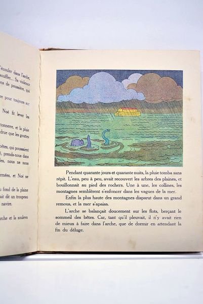 L'Arche de Noé et le Déluge. Texte et images.