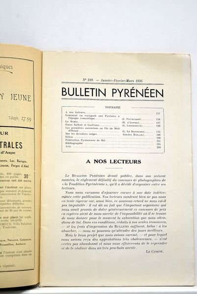 BULLETIN Pyrénéen. Organe officiel de la Fédération franco-espagnole des sociétés …