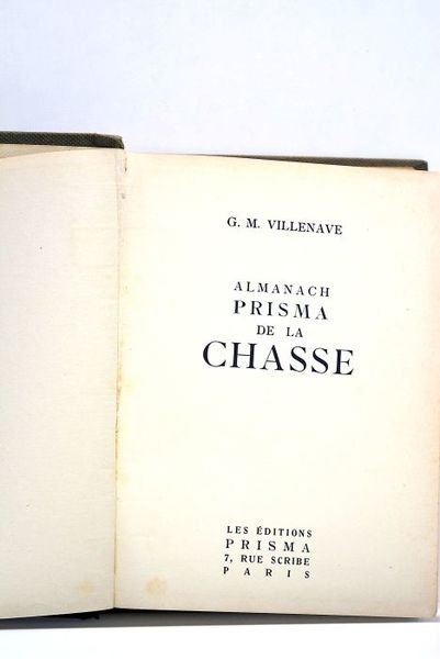 Almanach prisma de la chasse.