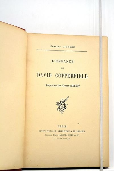 L'enfance de David Copperfield. Adaptation par Enrnest Jaubert.