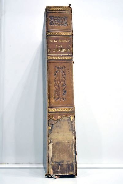 Choix de moralistes français. Avec notices biographiques. Pierre Charron.- De …