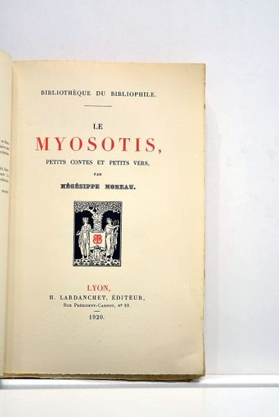 Le Myosotis, petits contes et petits vers.