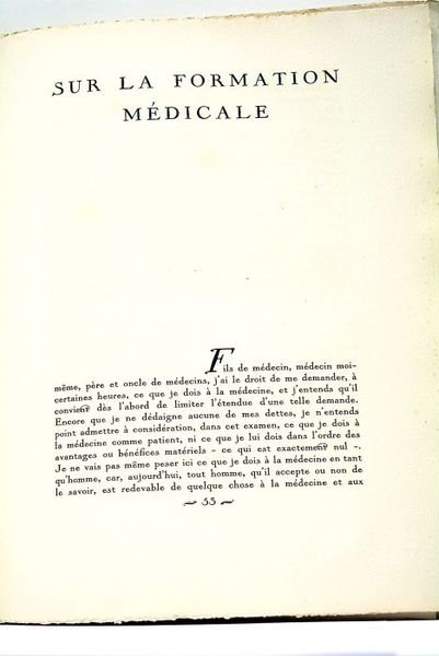 Paroles de médecin.